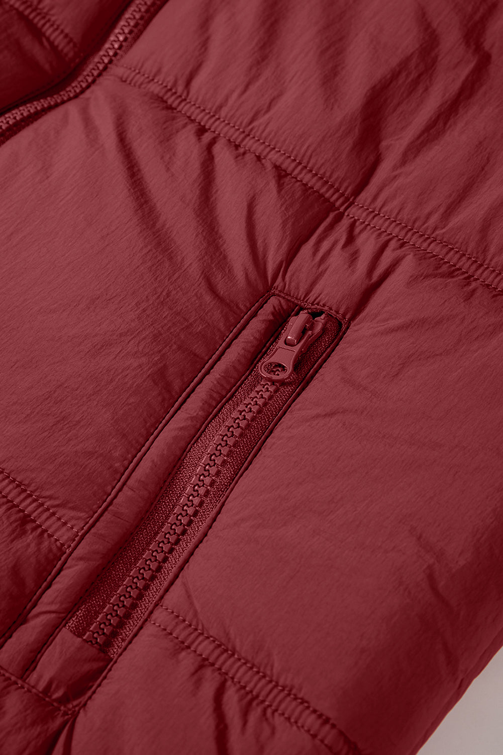 Wine Puffer Vest