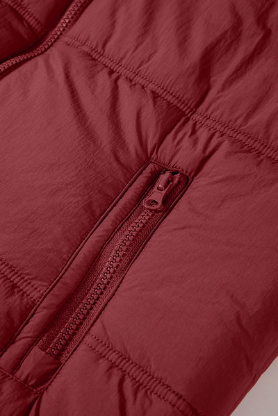 Wine Puffer Vest