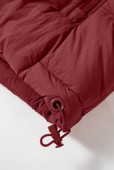 Wine Puffer Vest
