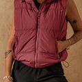 Wine Puffer Vest