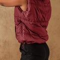 Wine Puffer Vest