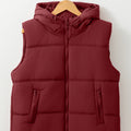 Wine Puffer Vest
