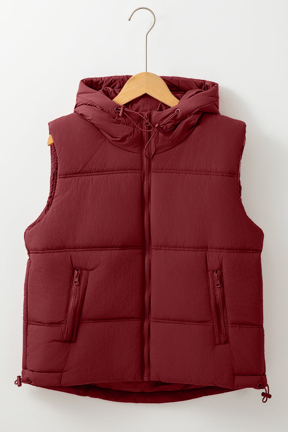 Wine Puffer Vest