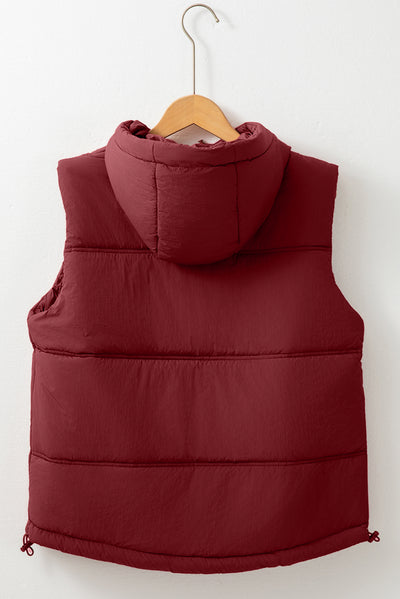 Wine Puffer Vest