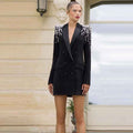 Celeste Embellished Blazer Dress