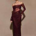 Burgundy Veil
