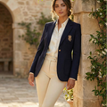 Navy Crest Blazer