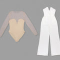 Ivory Pearl Jumpsuit