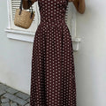 Midnight Polka Dress