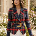 Rouge Tweed Blazer