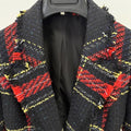 Rouge Tweed Blazer