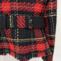 Rouge Tweed Blazer