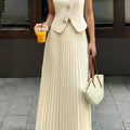 Vanilla Pleat Set