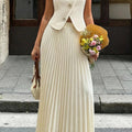 Vanilla Pleat Set