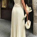 Vanilla Pleat Set