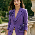 Violet Bloom Blazer