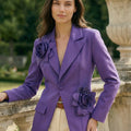 Violet Bloom Blazer