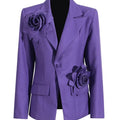 Violet Bloom Blazer