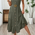 Olive Tier Dress
