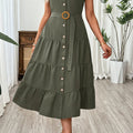 Olive Tier Dress