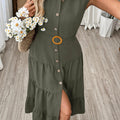 Olive Tier Dress