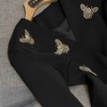 Noir Butterfly Blazer