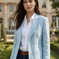 Sky Linen Blazer