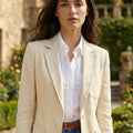 Sky Linen Blazer