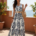 Palm Line Dress