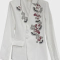 Ivory Bloom Blazer