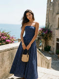 Midnight Polka Dress