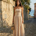 Midnight Polka Dress
