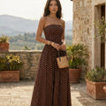 Midnight Polka Dress