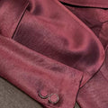Bordeaux Satin Suit