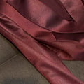 Bordeaux Satin Suit