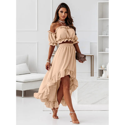 Frill Dune Set