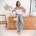Embroidered Floral Shirt