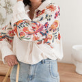 Embroidered Floral Shirt
