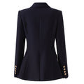 Navy Crest Blazer