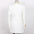 Golden Poise Blazer Dress