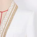 Golden Poise Blazer Dress