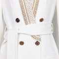 Golden Poise Blazer Dress