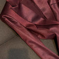 Bordeaux Satin Suit
