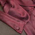 Bordeaux Satin Suit
