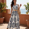 Palm Line Dress