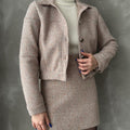 Buttoned Bowl Jacket