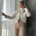 Buttoned Bowl Jacket