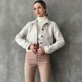 Buttoned Bowl Jacket