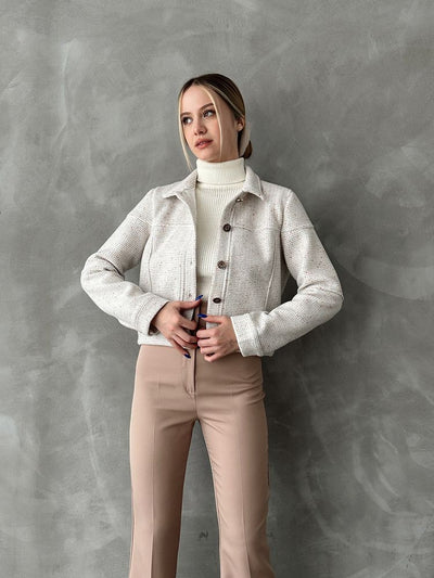 Buttoned Bowl Coat