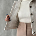 Buttoned Bowl Jacket